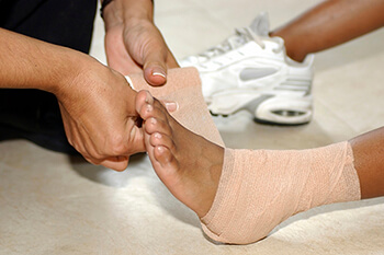 Sprained ankle treatment in the Chicago Heights, Olympia Fields, IL 60461 area